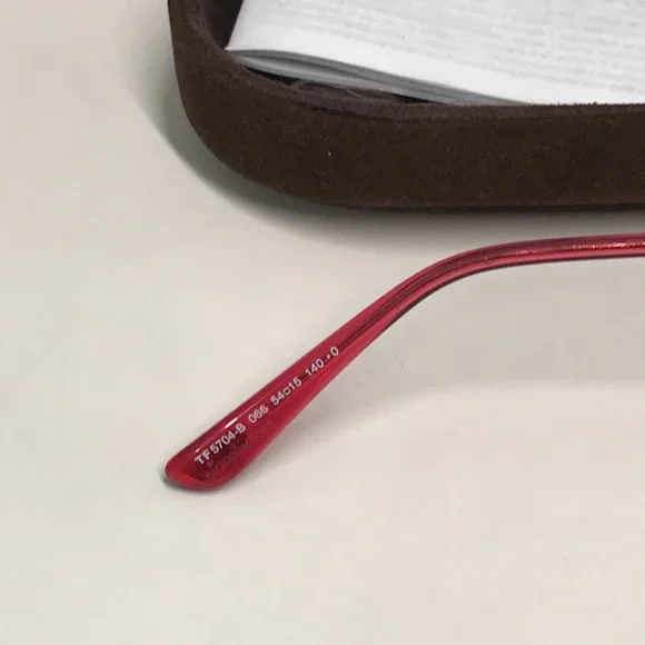 Gucci Red and Black Women's Glasses TF5704-B 066
